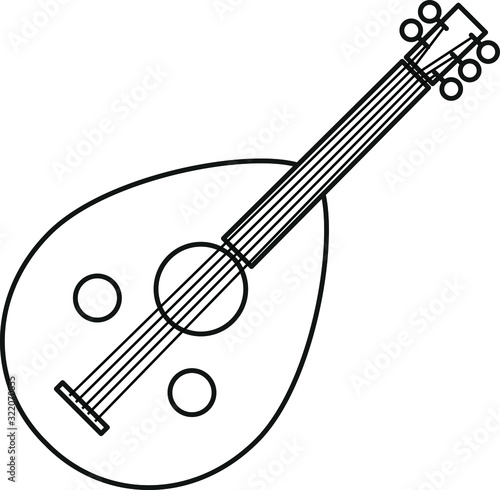 Oud icon - vector illustration