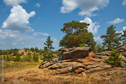 Eastern Kazakhstan. Bayanaul natural mountain Park is considered to be one of the most popular tourist attractions.