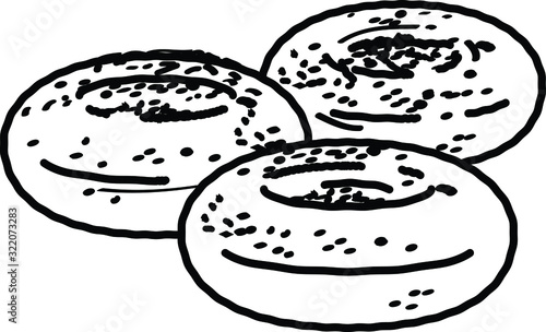 falafel icon, vector illustration
