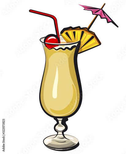 pina colada cocktail