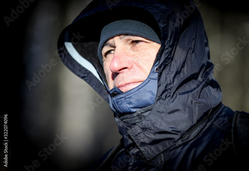 portraits men in the hood