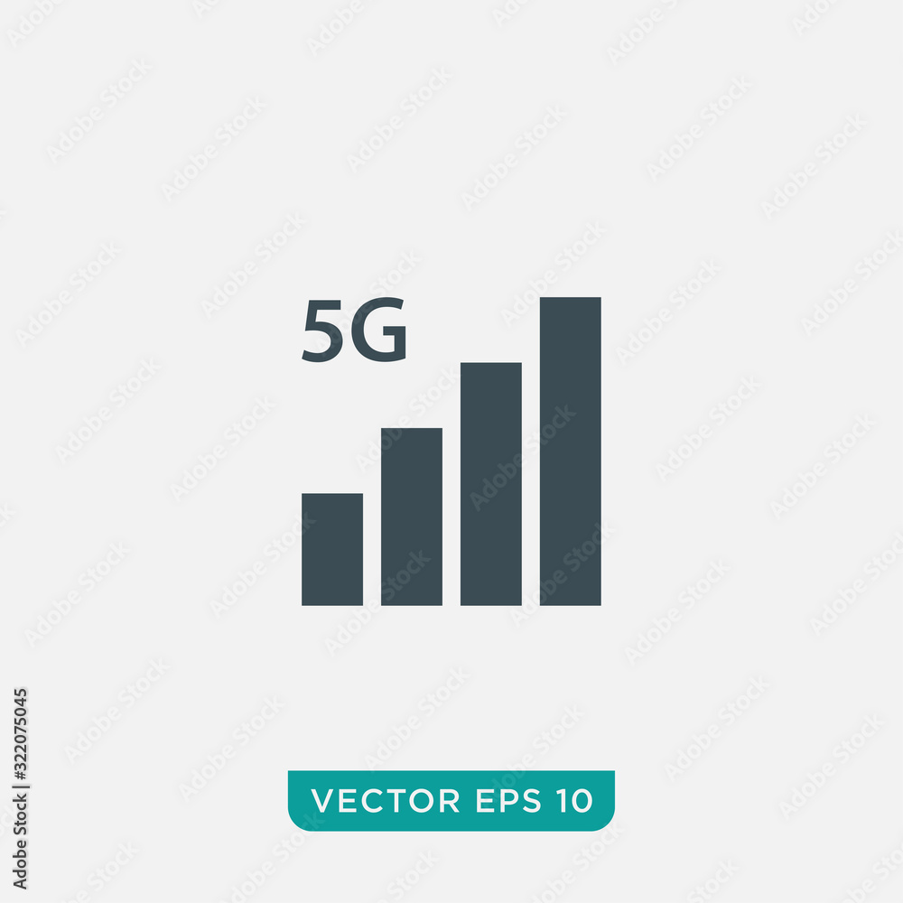 Signal Icon Design, Vector EPS10