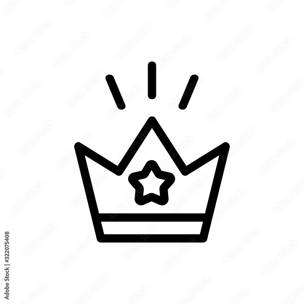 Bonus icon vector. Thin line sign. Isolated contour symbol illustration Bonus icon vector. Thin line sign. Isolated contour symbol illustration