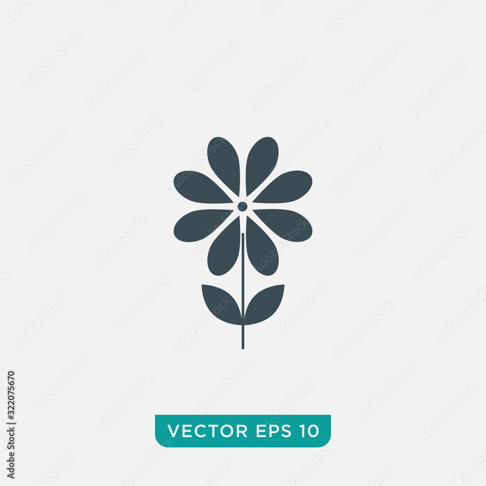 Flower Icon Design, Vector EPS10 Flower Icon Design, Vector EPS10