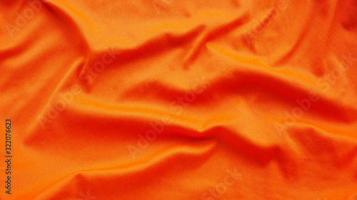 orange silk fabric background