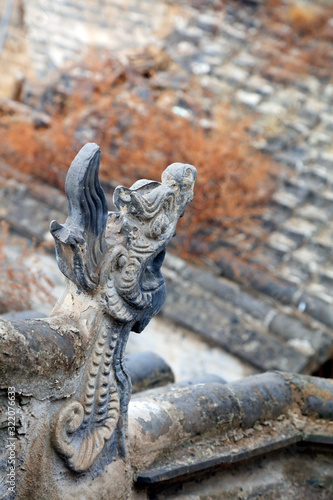 Roof tiles of Chinese ancient buildings