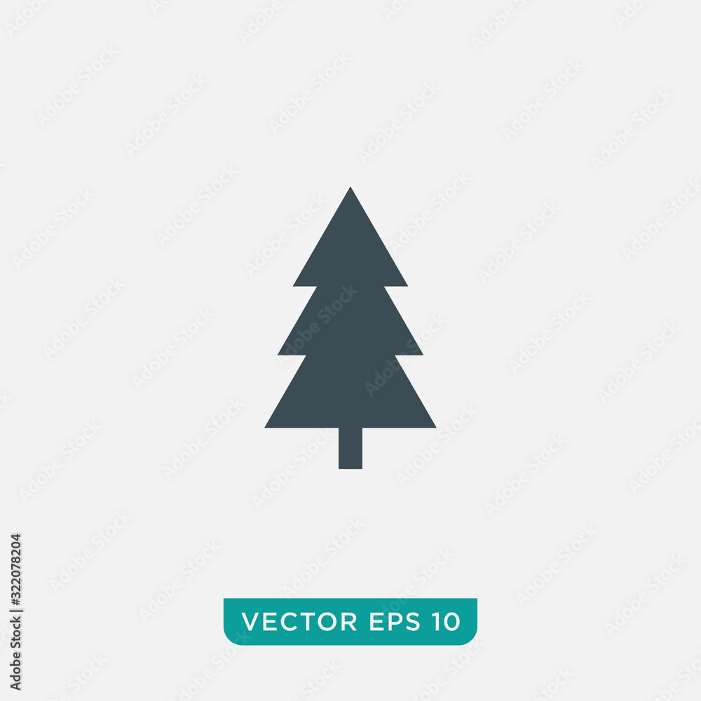 Tree Icon Design, Vector EPS10