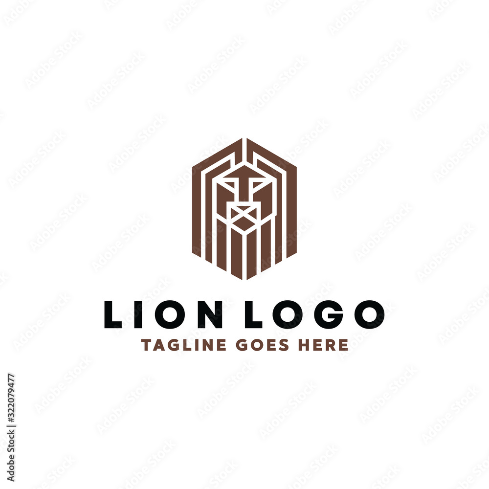 Classic Lion logo design vector template with modern Concept style. Animal icon for badge, mascot, emblem, tattoo, brand, Company And Business. Classic Lion logo design vector template with modern Concept style. Animal icon for badge, mascot, emblem, tattoo, brand, Company And Business.