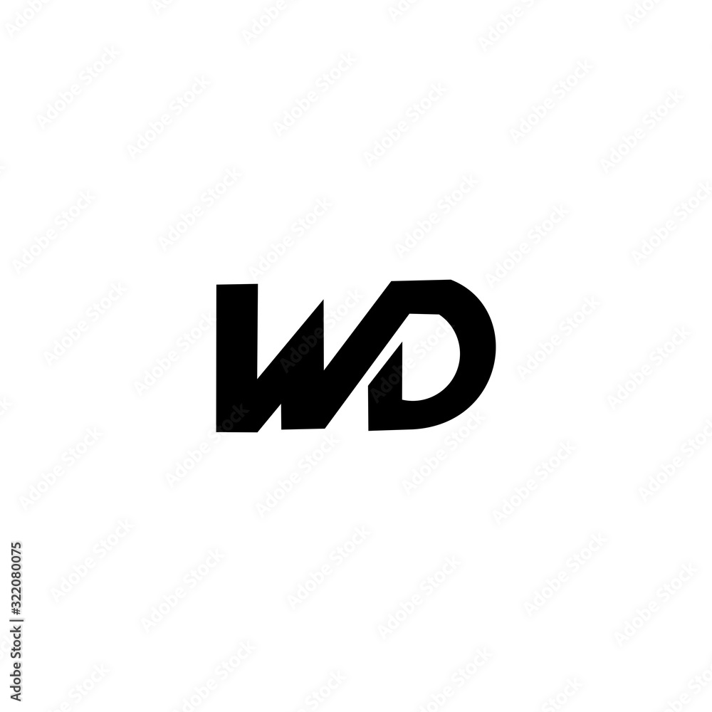 WD W D Letter Logo Design Template WD W D Letter Logo Design Template