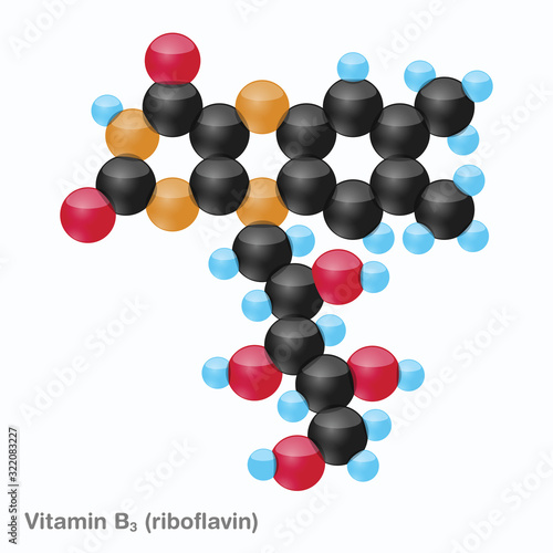 Vitamin B2 (riboflavin) Sphere