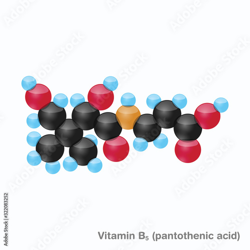 Vitamin B5 (pantothenic acid) Sphere