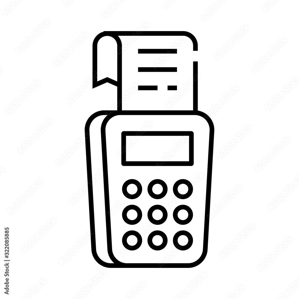 Accounting line icon. Accounting concept outline vector, symbol, sign, linear illustration. Accounting line icon. Accounting concept outline vector, symbol, sign, linear illustration.