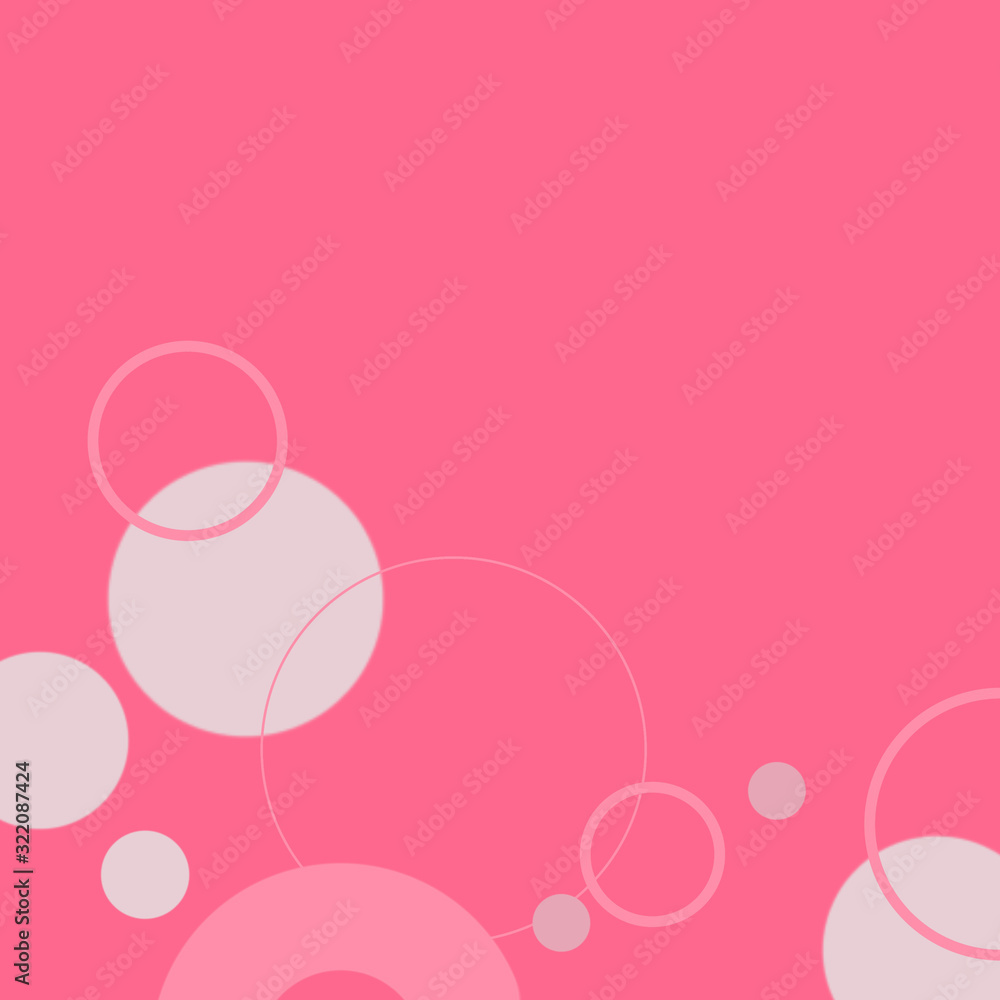 Rounds and circles. Seamless Abstract geometric pattern. Pink Figures Rounds and circles. Seamless Abstract geometric pattern. Pink Figures