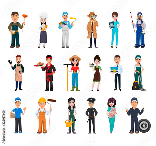People of different occupations