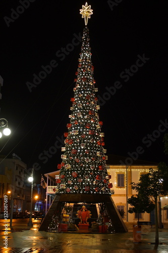 New Year tree in Larnaca