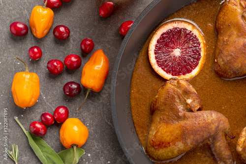 Orange Cranberry Broasted Chicken photo