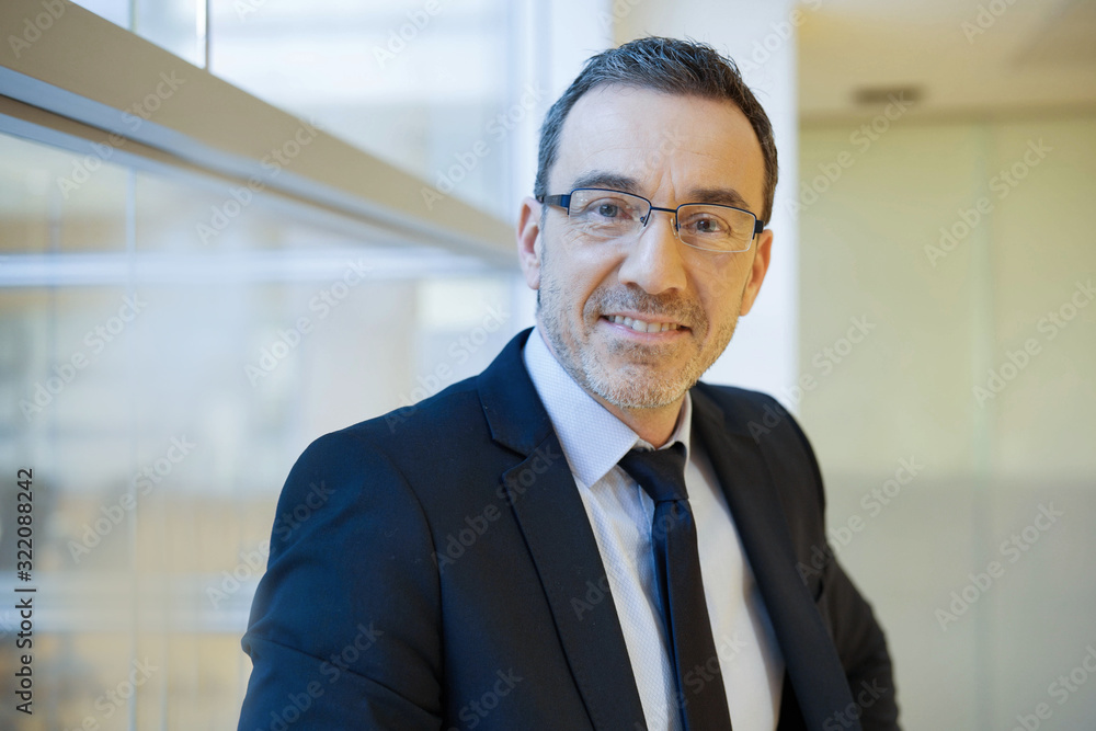Portrait of businessman with eyeglasses Portrait of businessman with eyeglasses