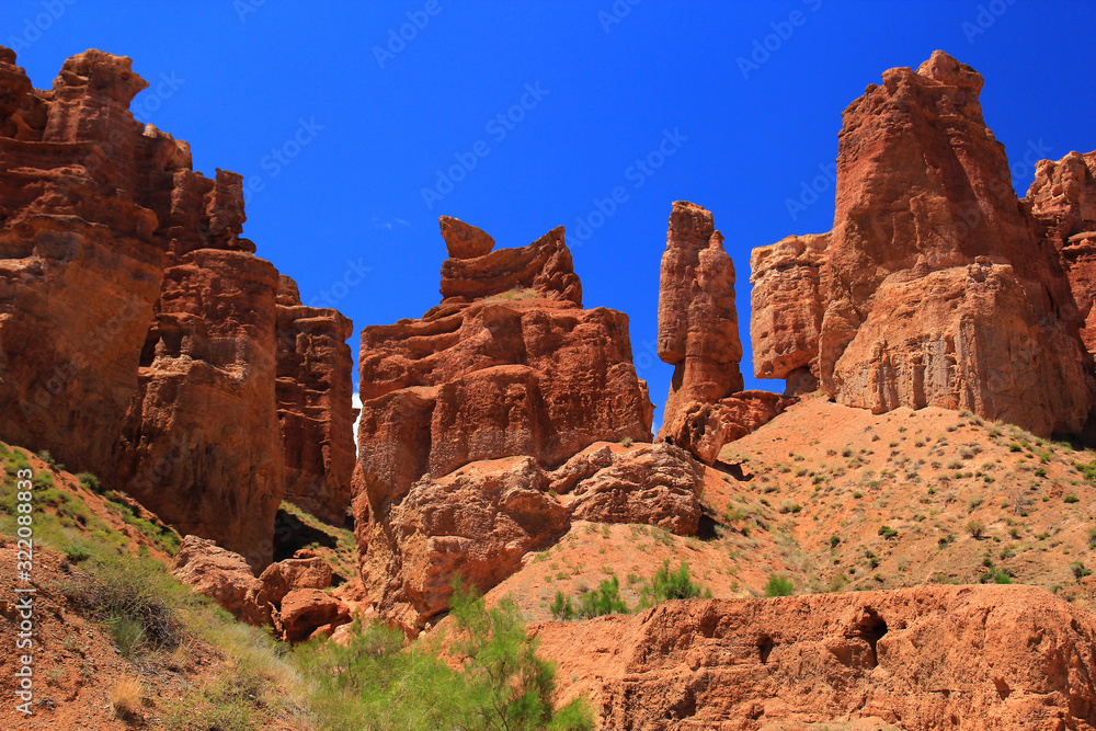 Fototapeta premium The biggest Canyon in Kazakhstan - Charyn