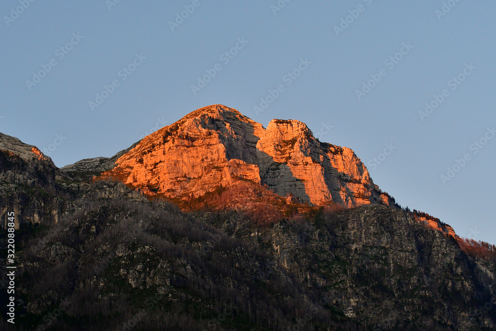 Mount Cimone im Raccolana-Tal in Italien	
