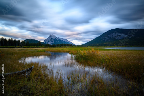 Mount Rundle in sunset light