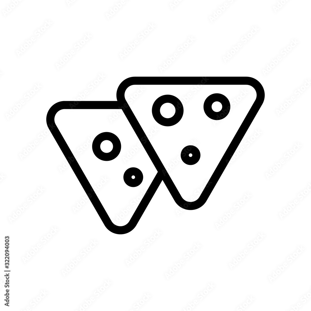 corn food icon vector. Thin line sign. Isolated contour symbol illustration corn food icon vector. Thin line sign. Isolated contour symbol illustration