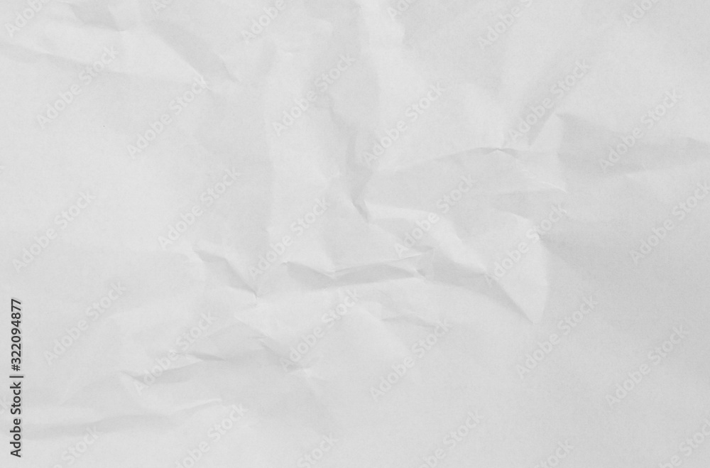 Obraz premium crumpled white paper