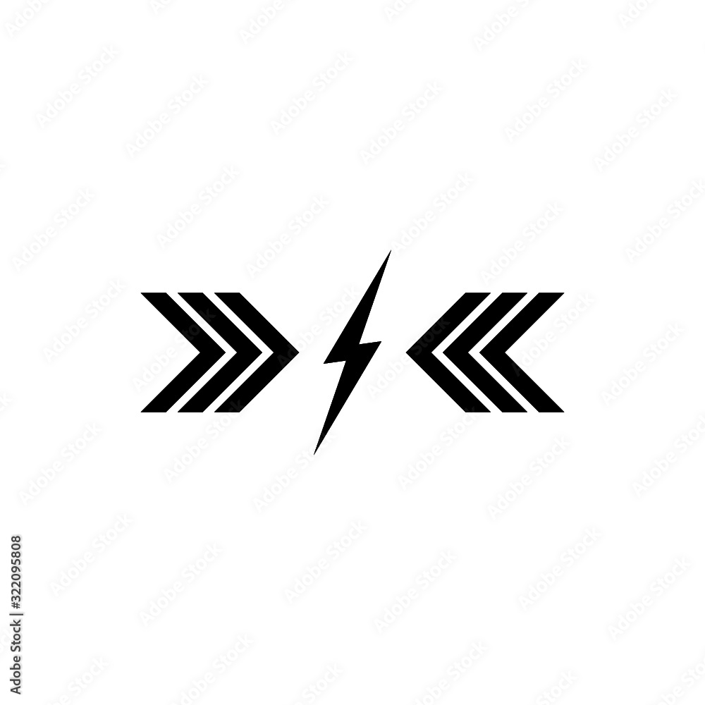 Conflict interest arrows icon. Relationship solution Conflict interest arrows icon. Relationship solution