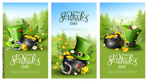 St. Patrick's Day headers or banners