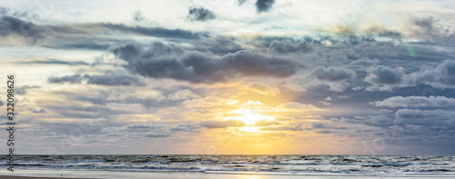Sonnenuntergang am Vejers Strand,  Dänemark