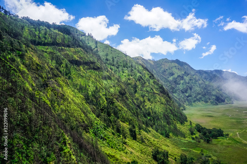 Mountain landscape on the way to the volcano Bromo © Pavel