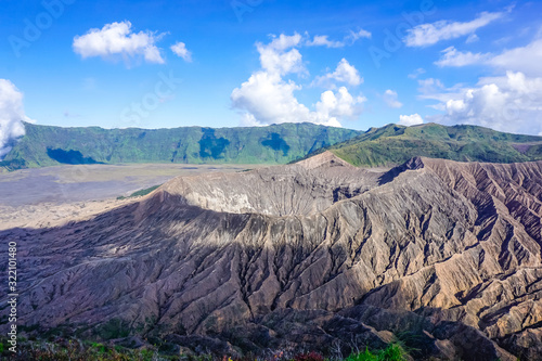Crater of the active volcano Bromo