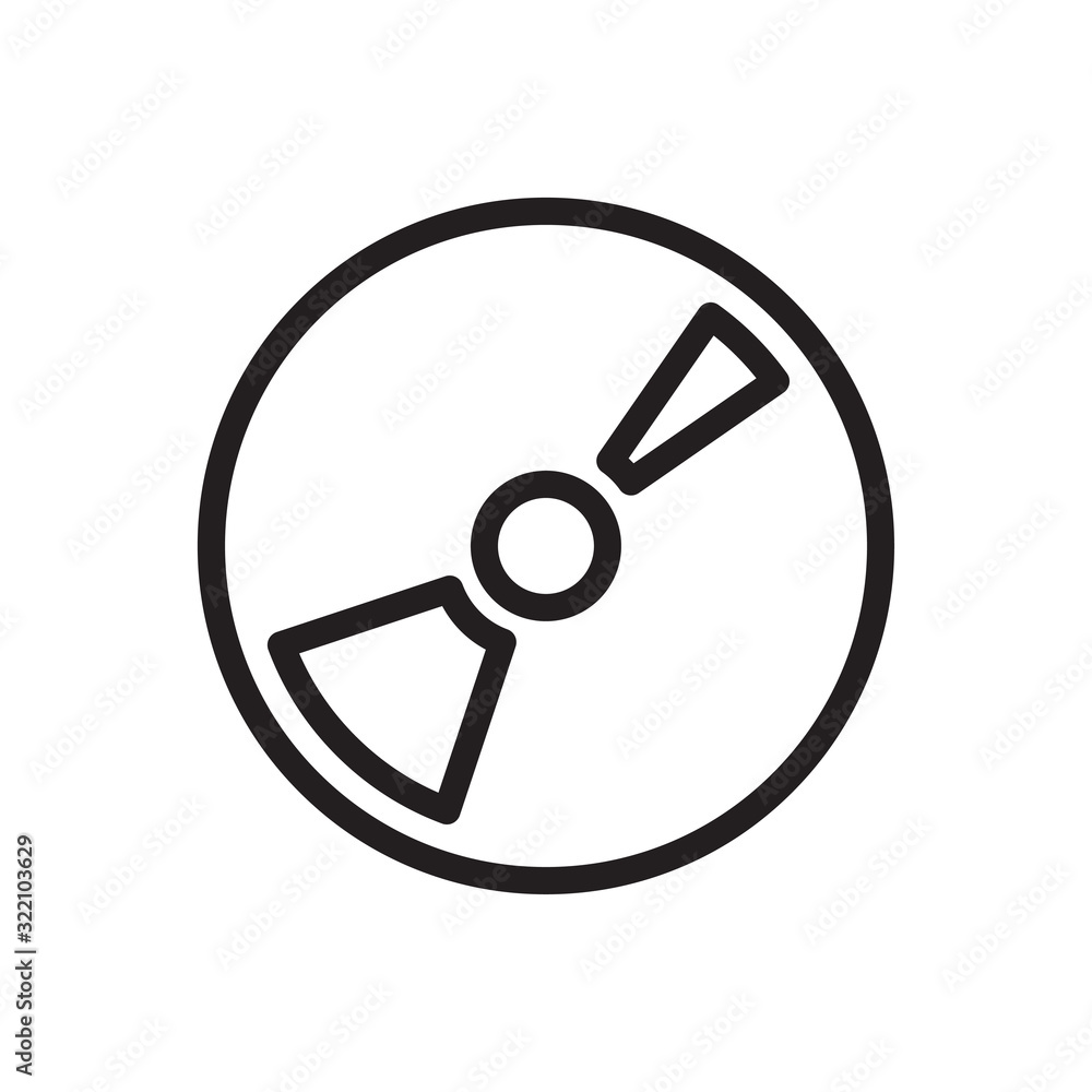 DISK icon collection, trendy style DISK icon collection, trendy style