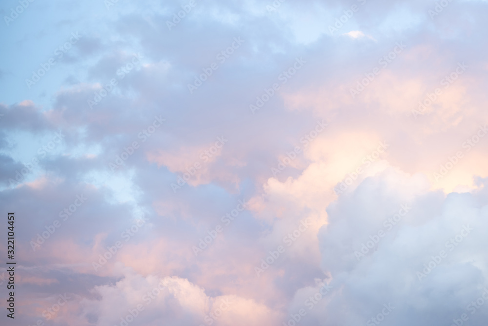 Obraz premium Beautiful cloudy sky