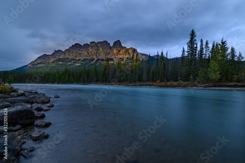 Wallpaper Mural Castle Mountain at Bow river Torontodigital.ca