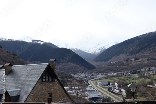 city in mountain