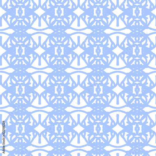blue sand dollar inspired beach vector textile pattern