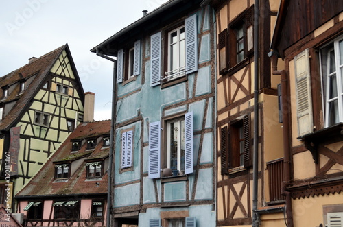 Bunte Fachwerkhäuser in Colmar