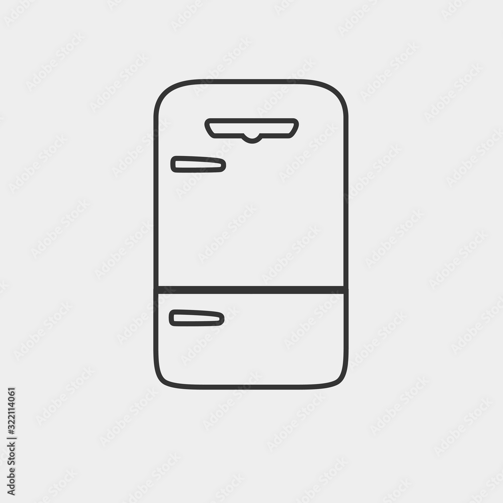 freezer icon vector illustration and symbol for website and graphic design freezer icon vector illustration and symbol for website and graphic design