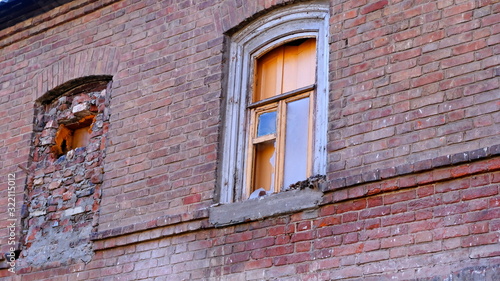 Elements and details of the facade of buildings in Russia