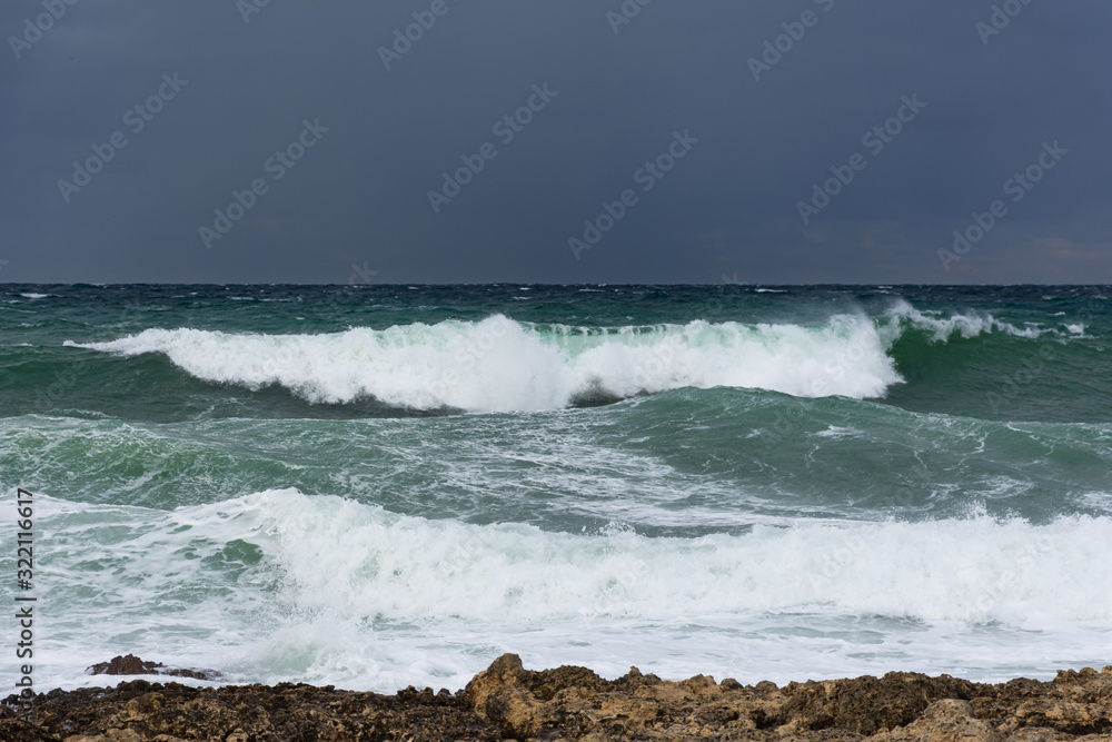 Fototapeta premium Storm on the Black sea