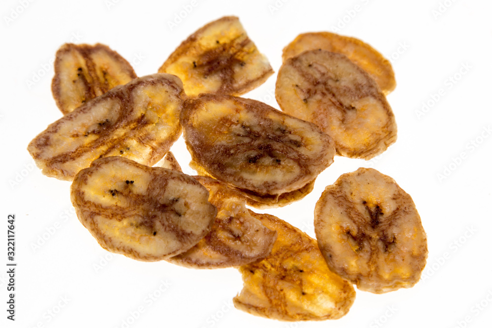 dried tropical fruits on a white background dried tropical fruits on a white background
