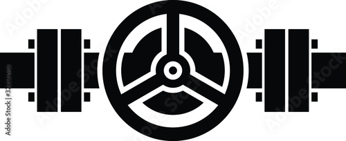 pipeline wedge gate valve icon
