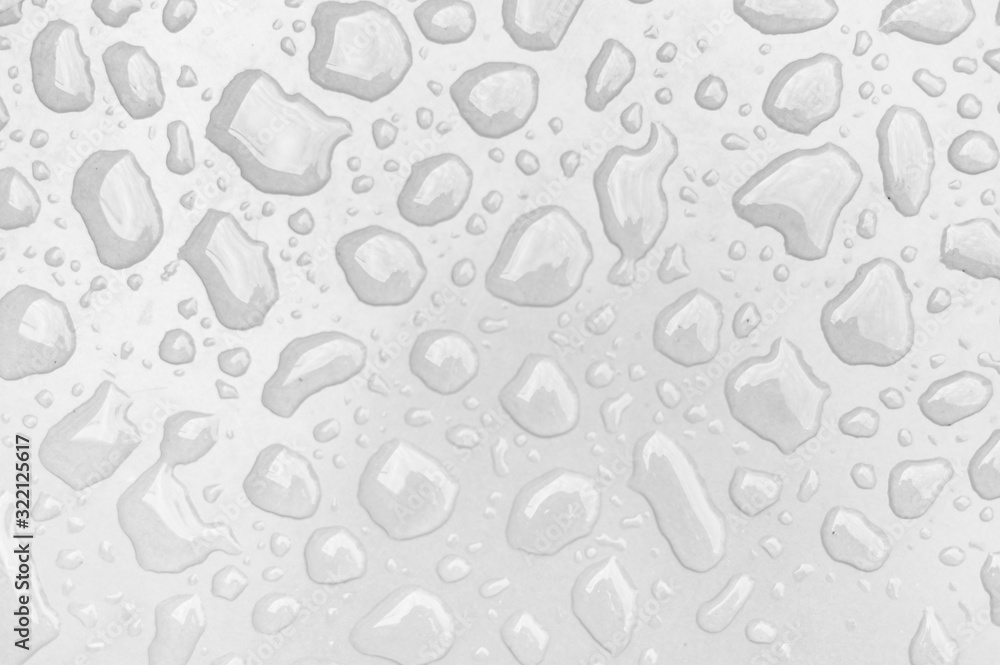 drops of water on a white surface drops of water on a white surface