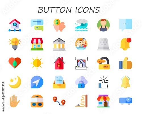 button icon set