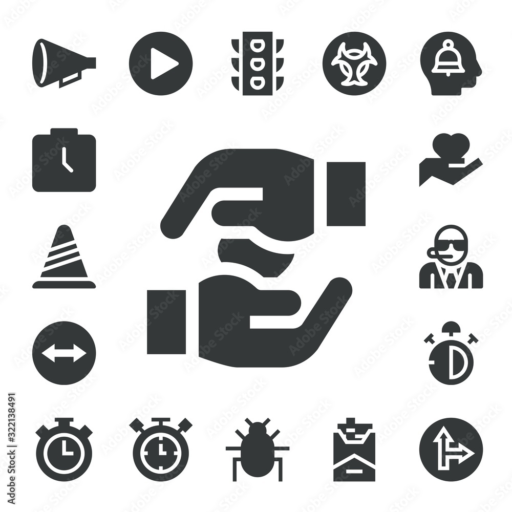 Modern Simple Set of stop Vector filled Icons Modern Simple Set of stop Vector filled Icons