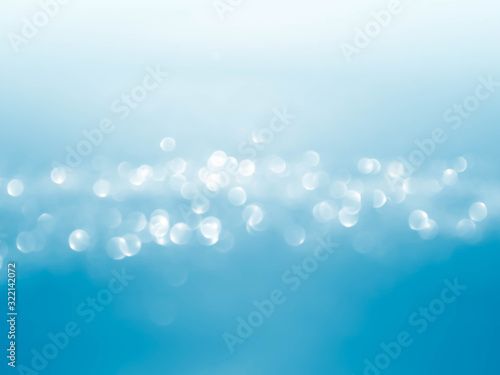 Blue bokeh abstract background.Beautiful background. © K.PND4289