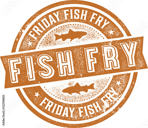 Friday Fish Fry Restaurant Menu Sign