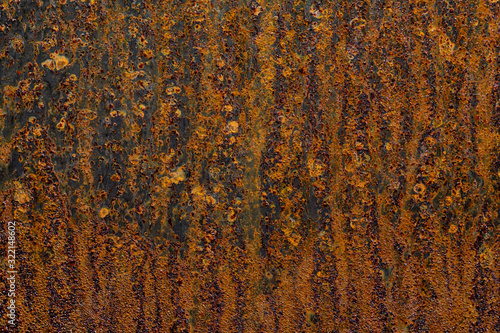 Abstract texture rusty metal sheet