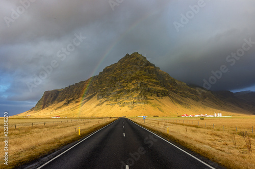 Beautiful landscape in the south of Iceland