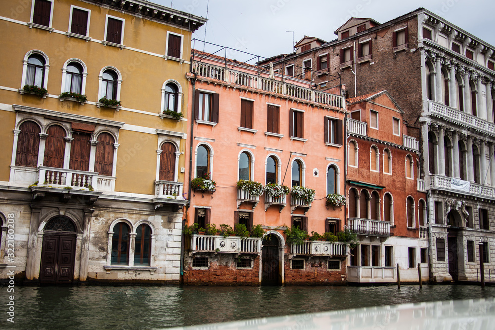 Italy, Venice historical tourism town near the sea 